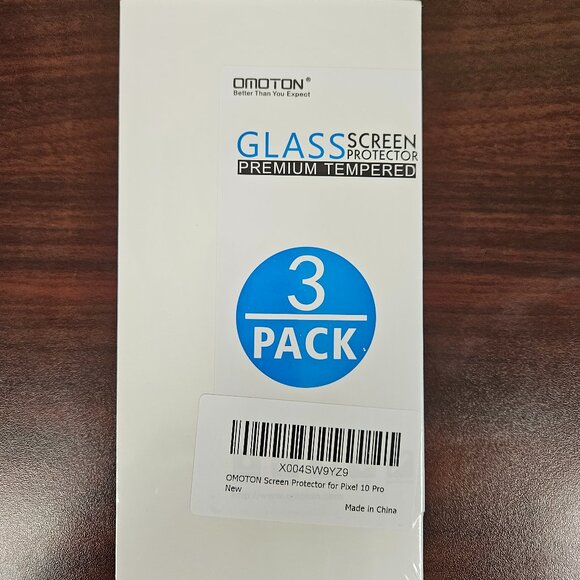 NEW Omoton Glass Screen Protector 3+2 Pack for Pixel 10 Pro - Picture 1 of 4